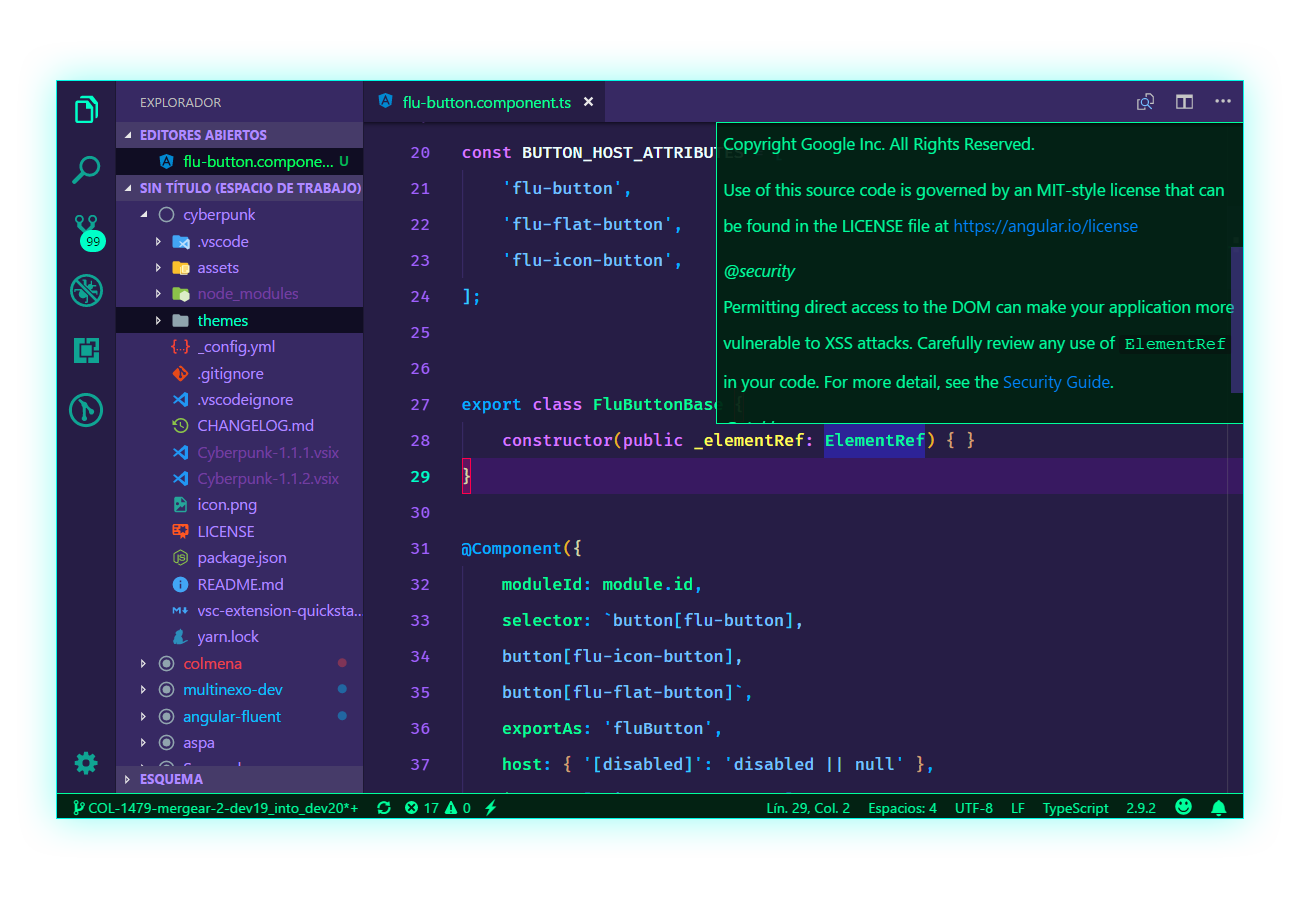 Cyberpunk for VS Code