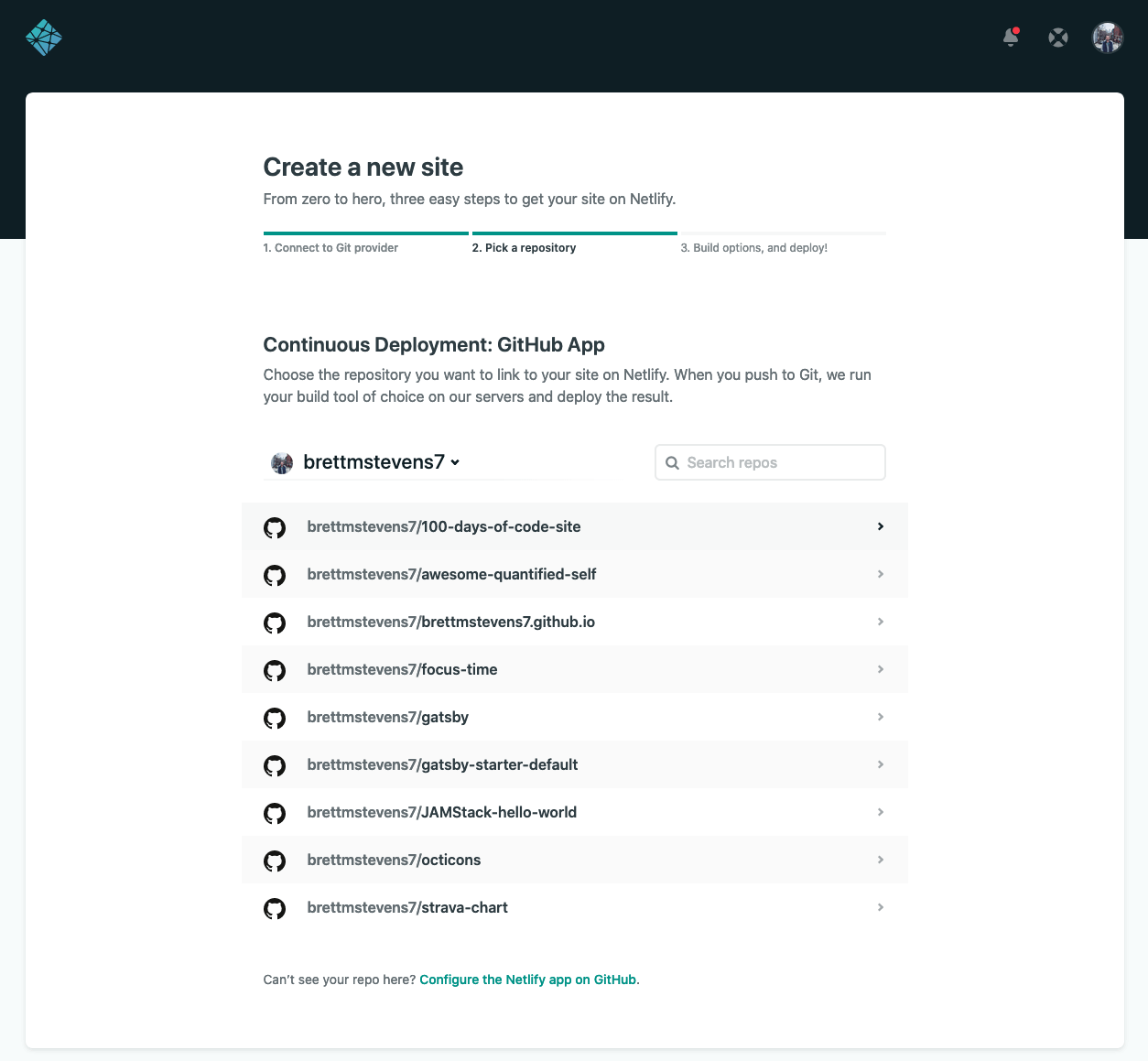 100 Days of Code Netlify deployment