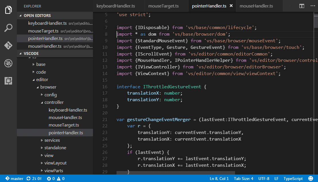VS Code screenshot